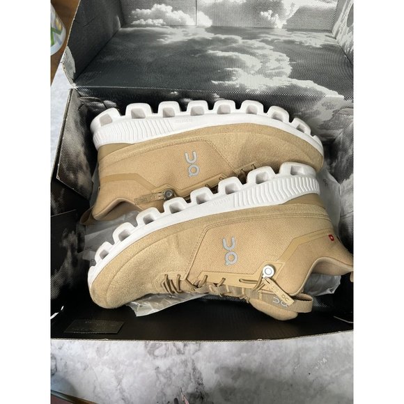 On Cloudswift Monochrome Hi Top Sneakers In Dune Womens Size 9.5 - Picture 8 of 11